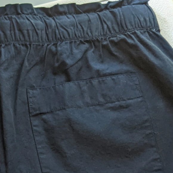 Loft Outlet Shorts Mid Rise 4'' Drawstring Waist Dark Blue 4-Pockets NEW! - Picture 6 of 7
